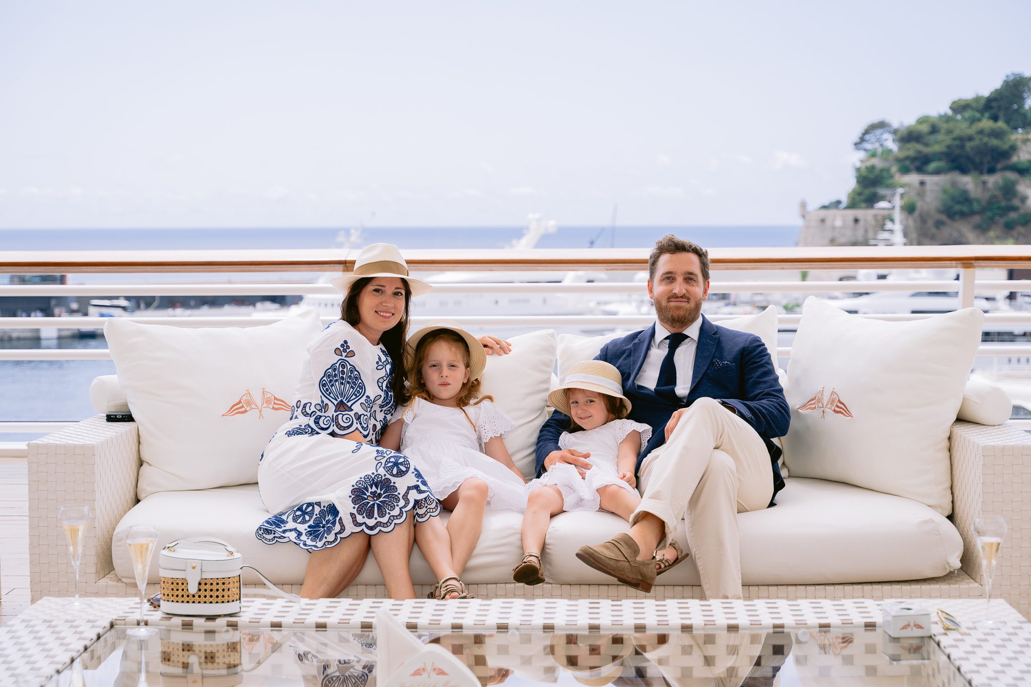 Family photo session in Monaco