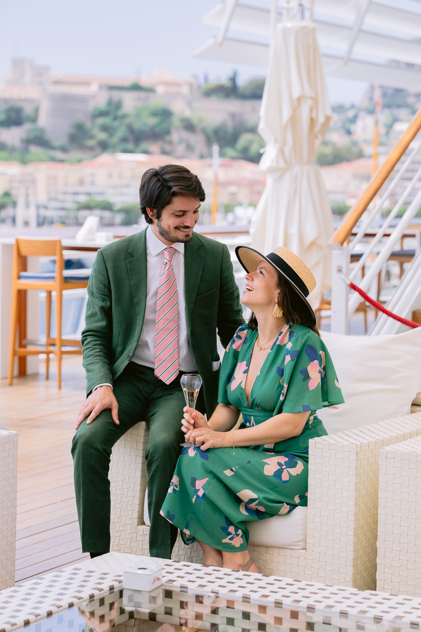 Photo session at the Yacht Club in Monaco