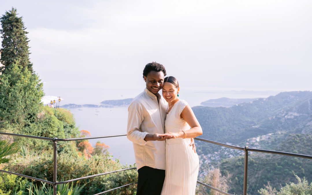 Demande en mariage au Jardin Exotique d&rsquo;Èze